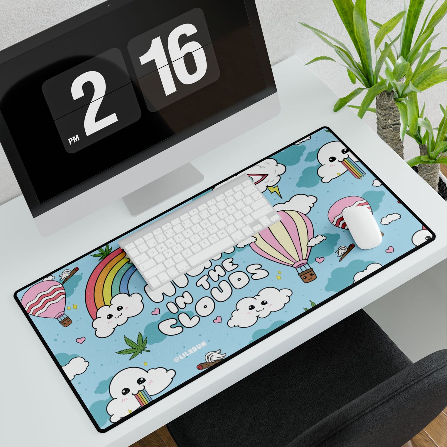 High in the Clouds Desk Mat