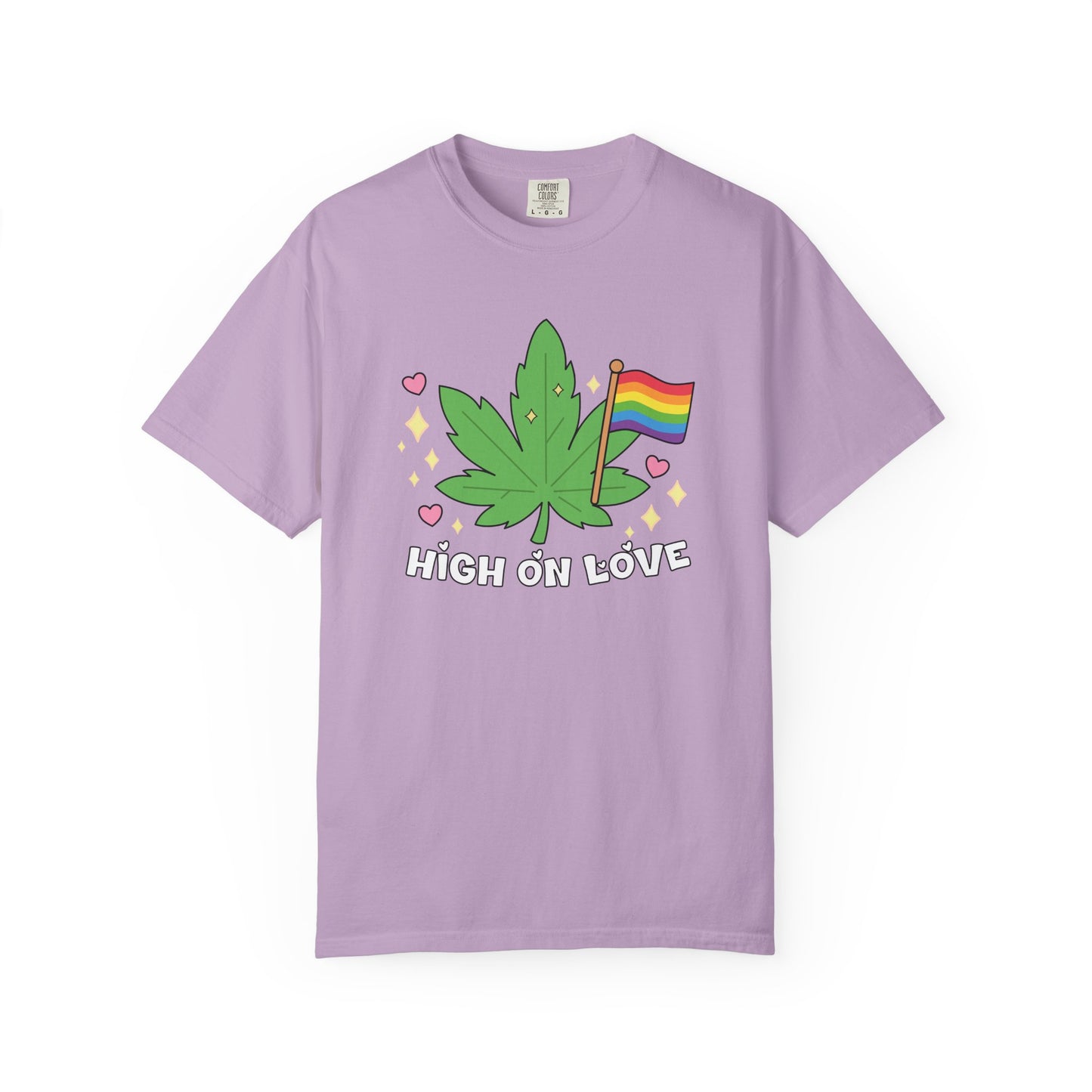 High on Love Unisex T-Shirt ships separately