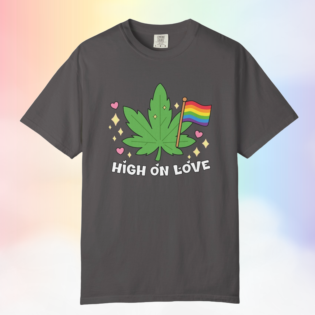 High on Love Unisex T-Shirt ships separately