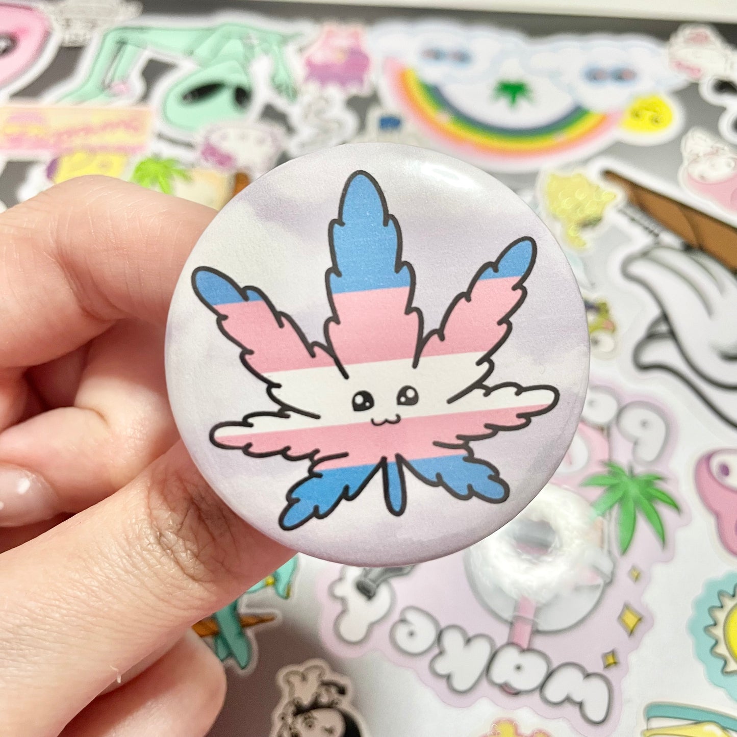 Trans Pride Button 1.75”