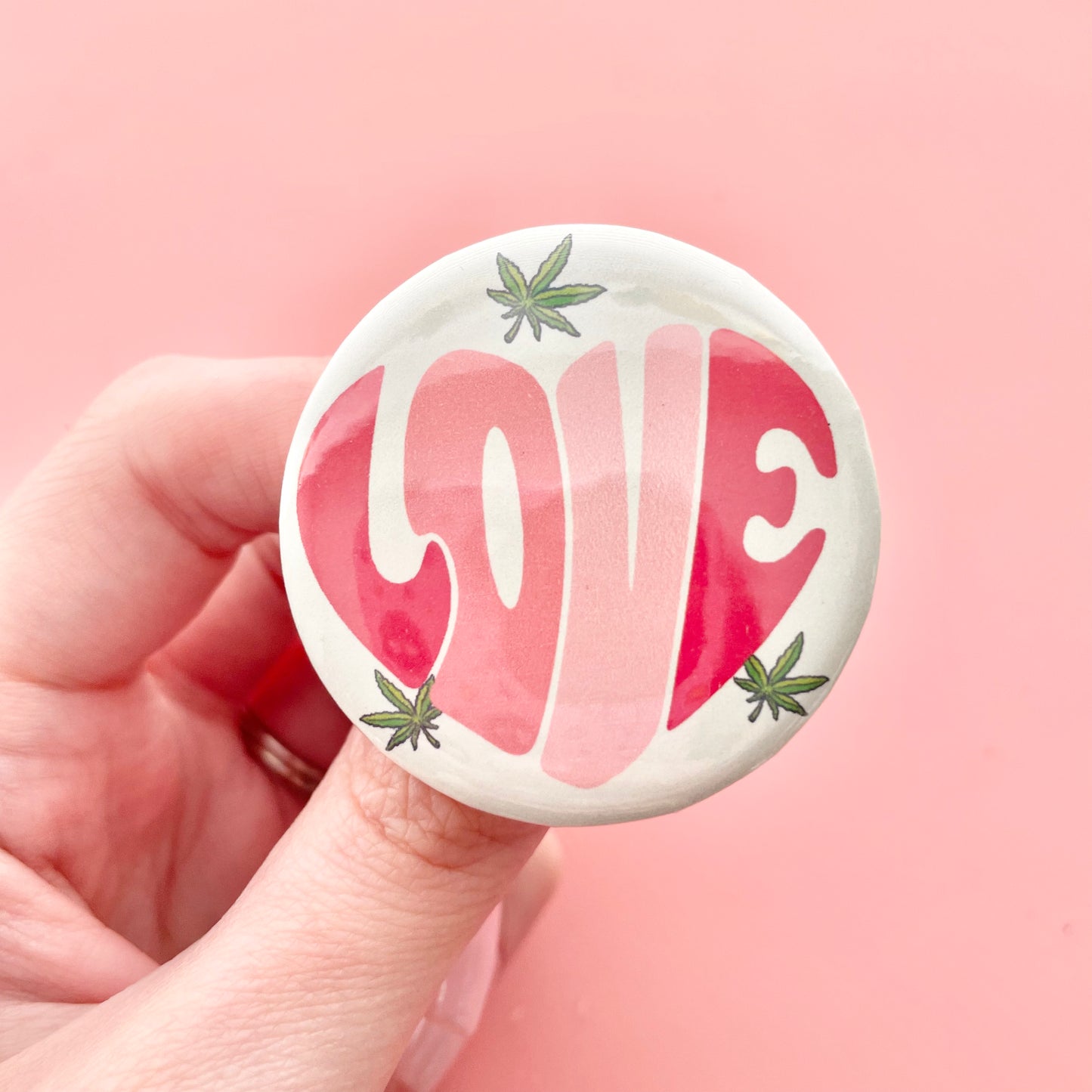 Big Love Button 1.75"