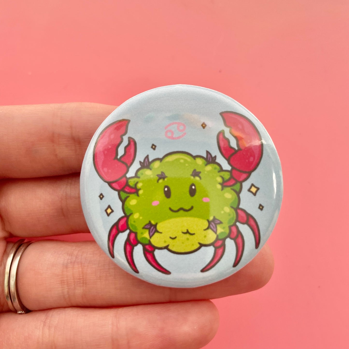 Cancer Nug Button 1.75"
