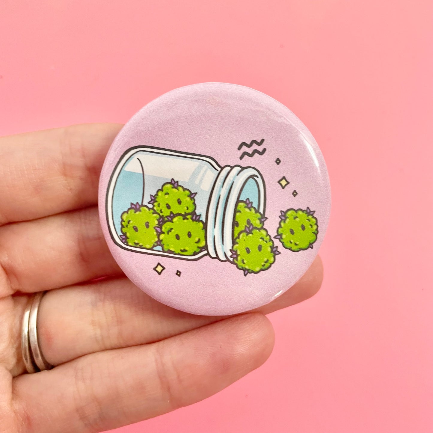 Aquarius Nug Button 1.75"