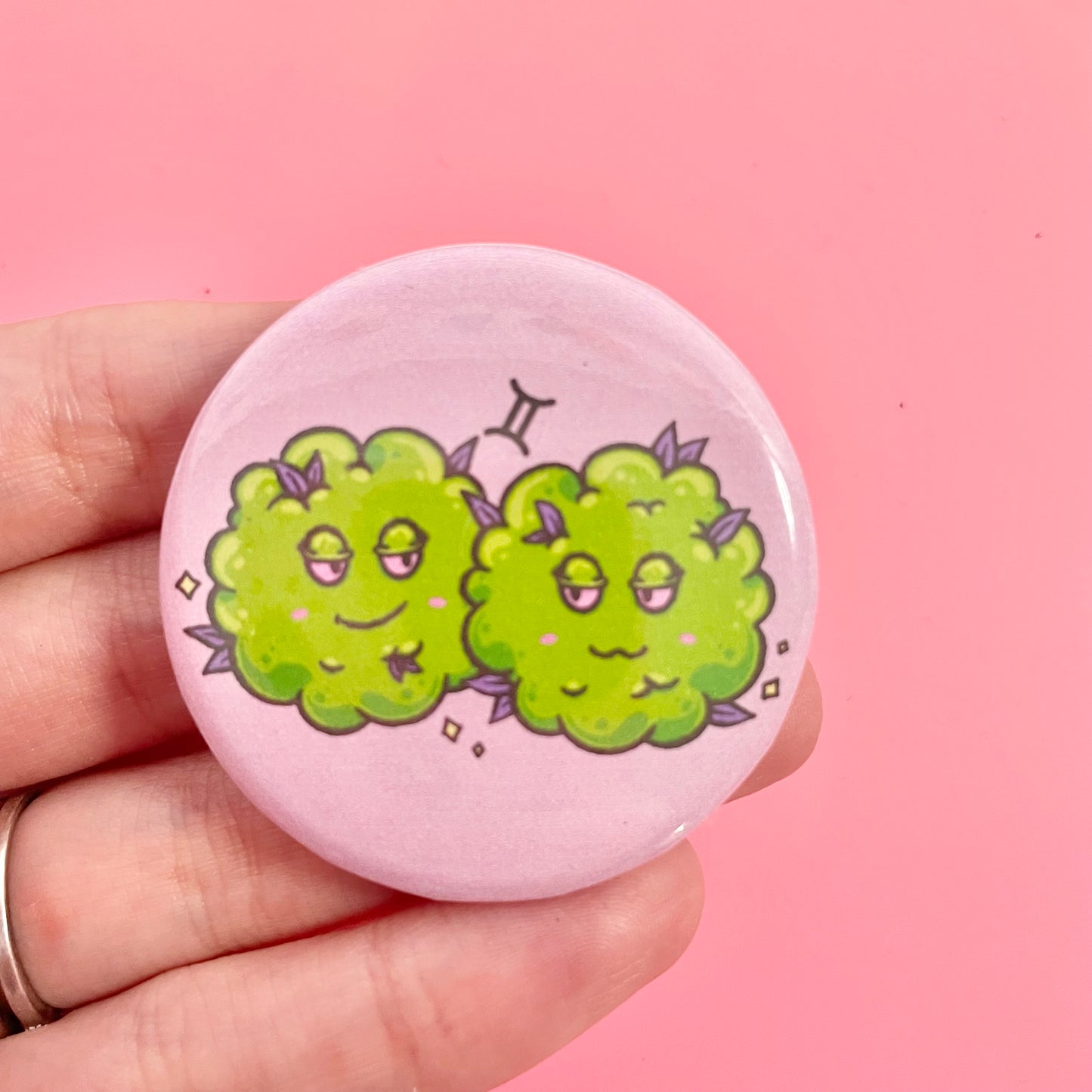 Gemini Nug Button 1.75"