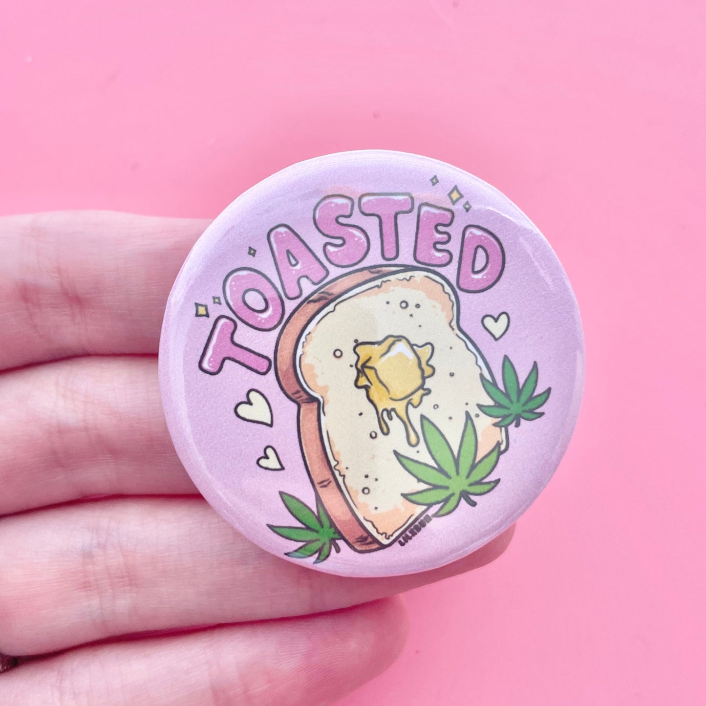 Toasted Button 1.75"
