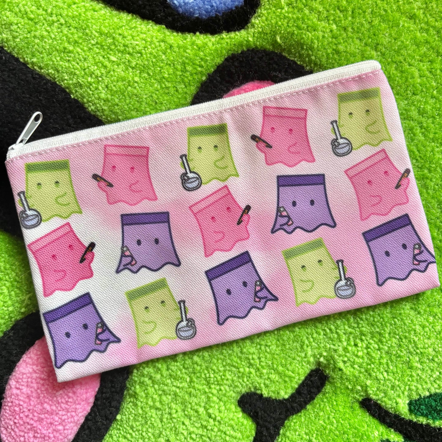 Stoney Sticky Notes Pencil Bag