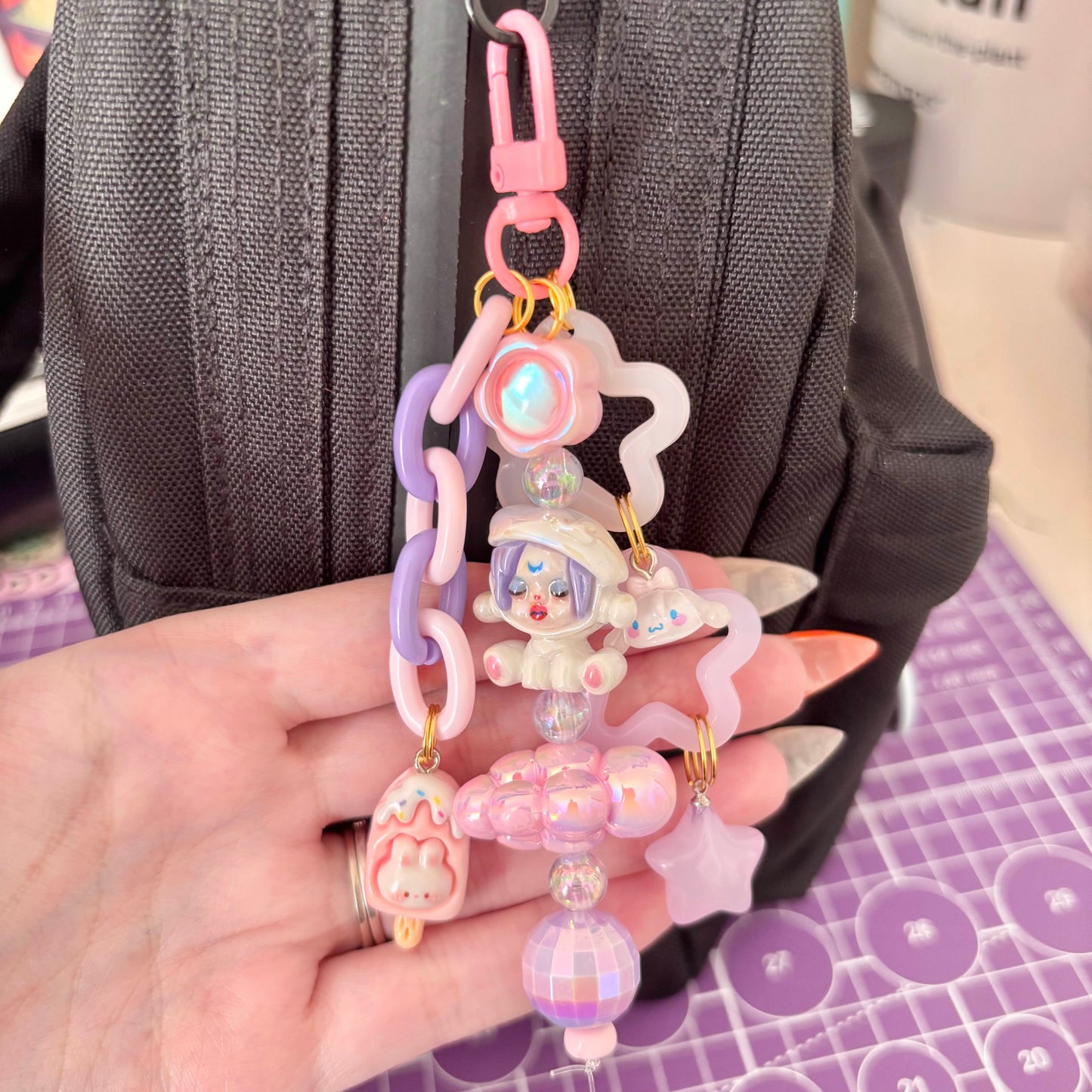Ice cream date Keychain