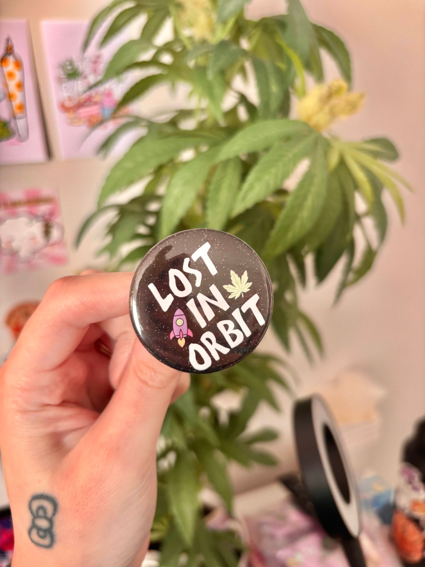 Lost In Orbit Button