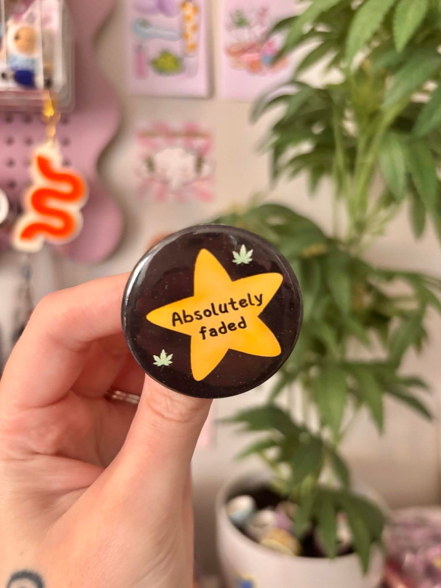 Absolutely Faded 1.75" button