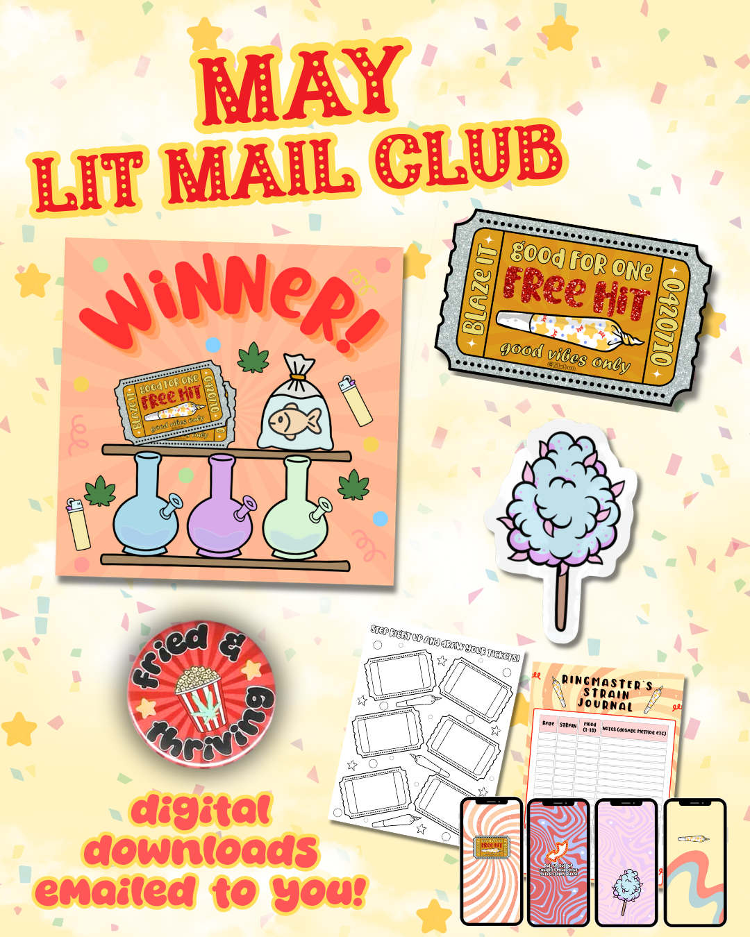 Lit Mail Club - May Pack