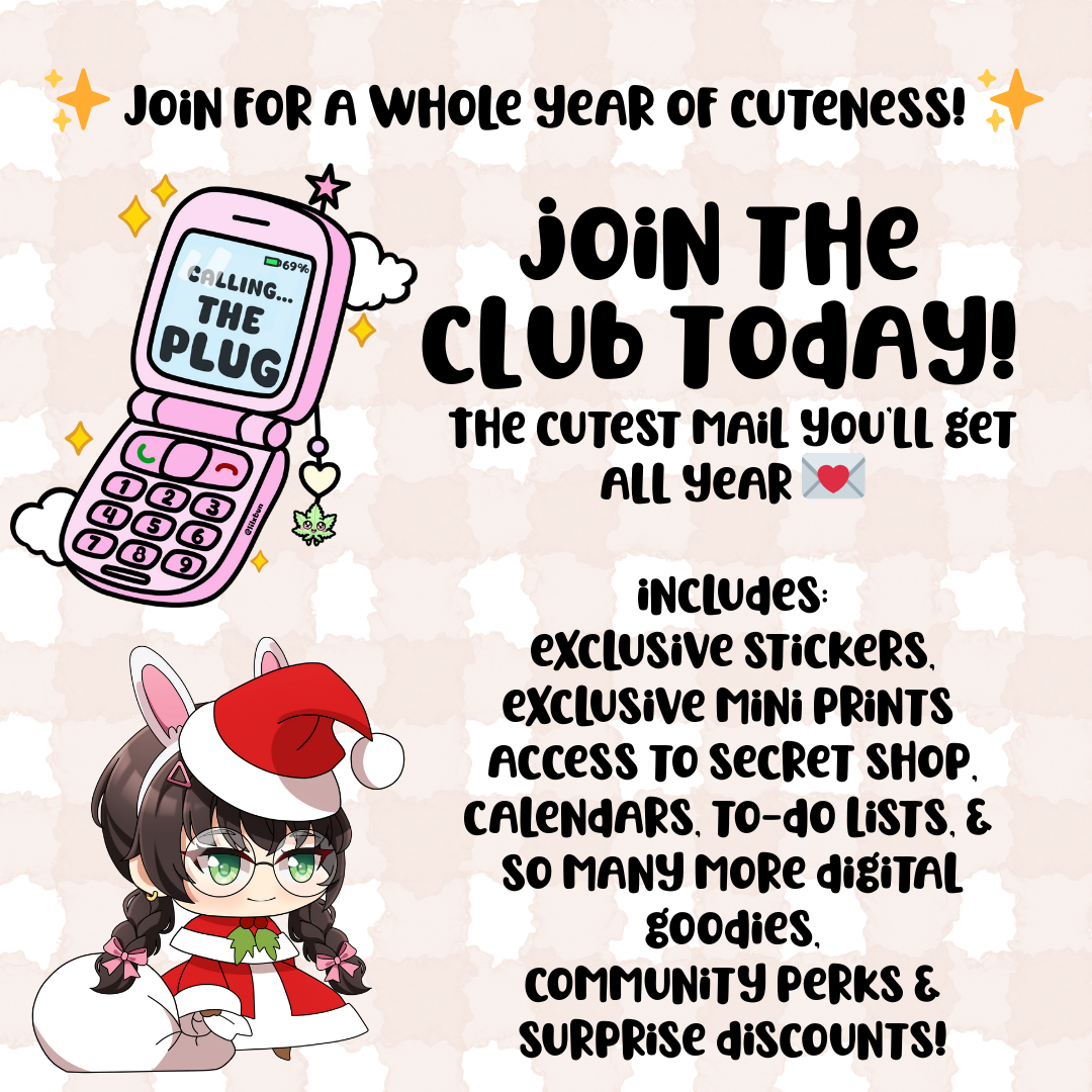 Lilxbun Sticker Club 1 Year Subscription