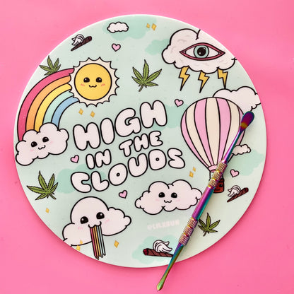 Limited Edition Mint High in the Clouds Silicone Mat