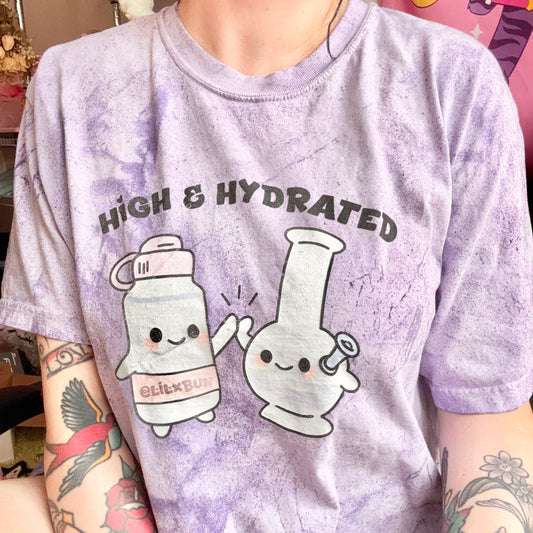 High & Hydrated Unisex Color Blast T-Shirt