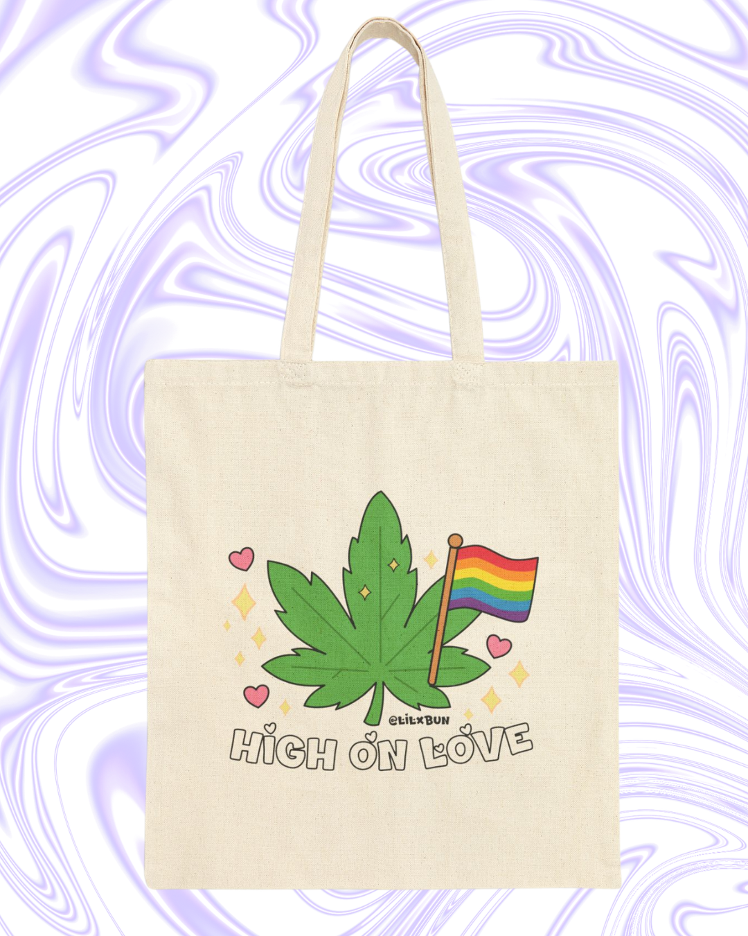 High on Love Tote Bag *SHIPS SEPARATELY*