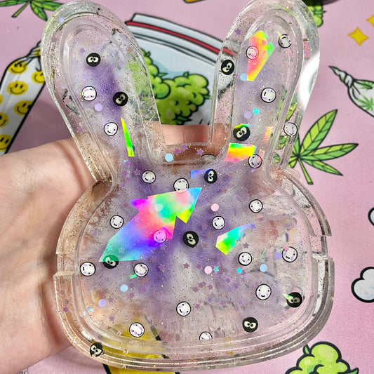 Lavender Soot Holographic Bun Tray
