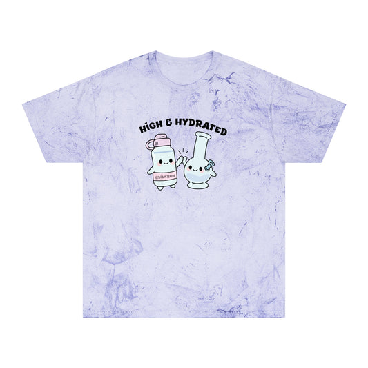 High & Hydrated Unisex Color Blast T-Shirt SHIPS SEPERATELY