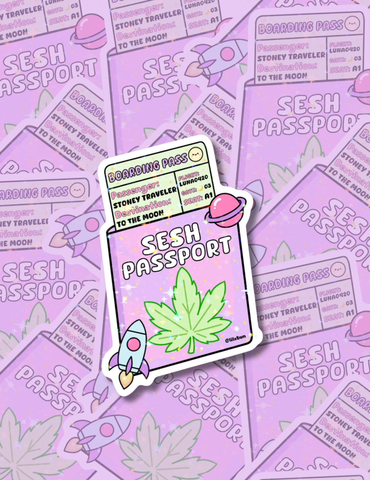 Sesh Passport Exclusive Sticker