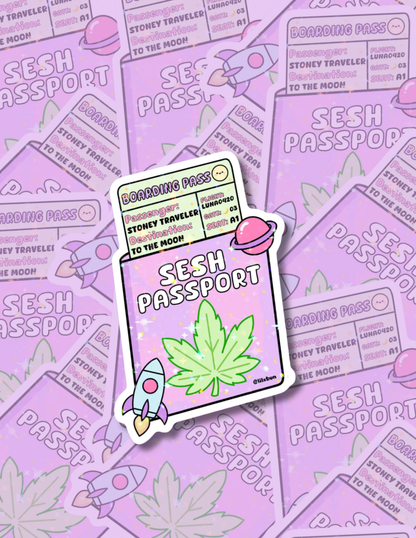 Sesh Passport Exclusive Sticker