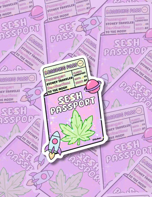 Sesh Passport Exclusive Sticker