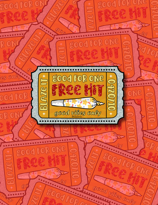 Free Hit Exclusive Sticker