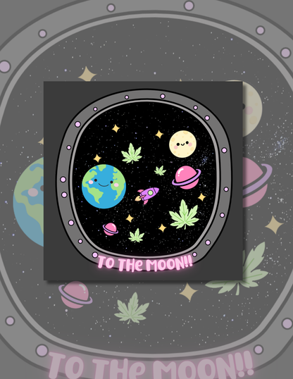 To the Moon Exclusive Print