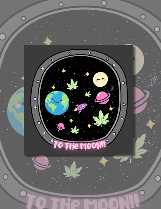 To the Moon Exclusive Print