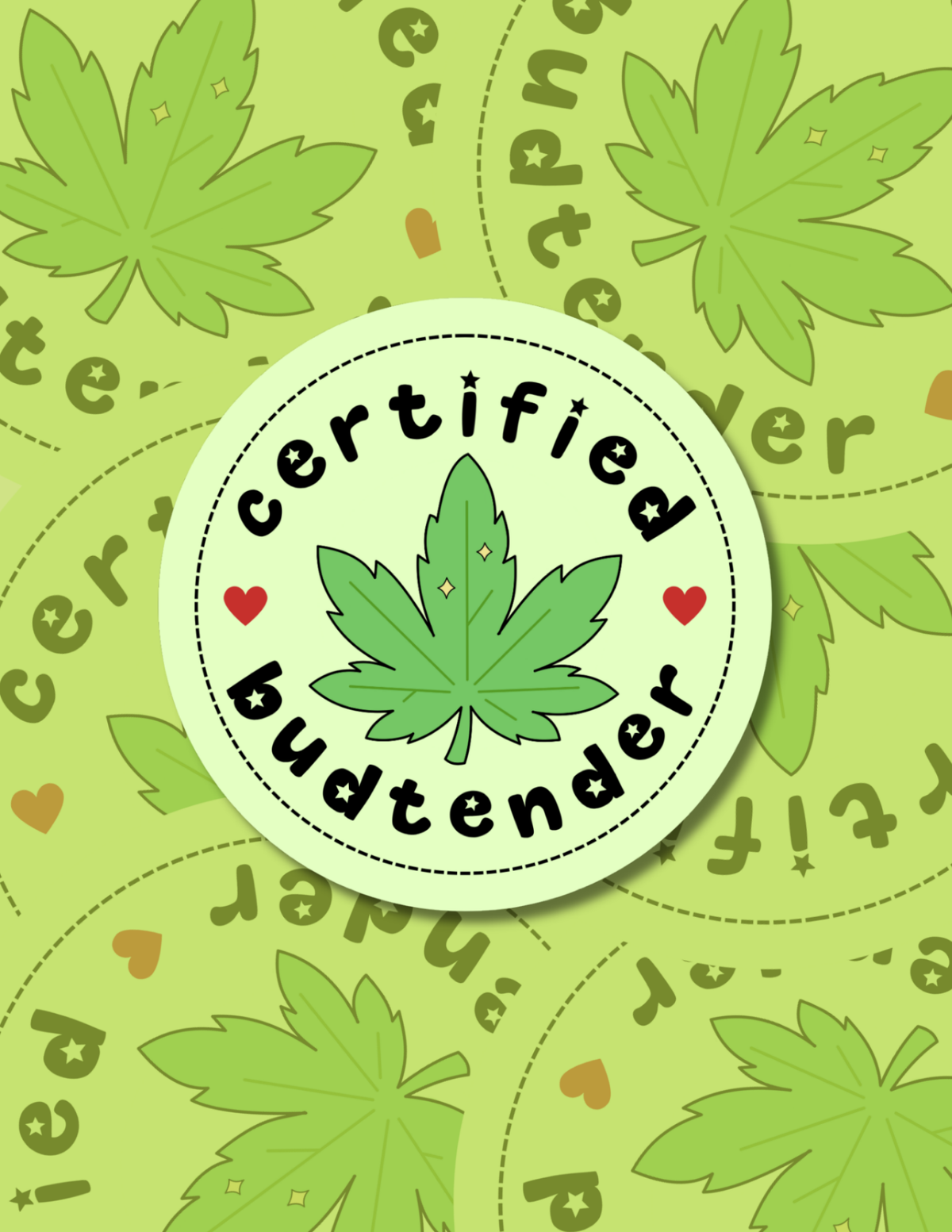 Certified Budtender Sticker