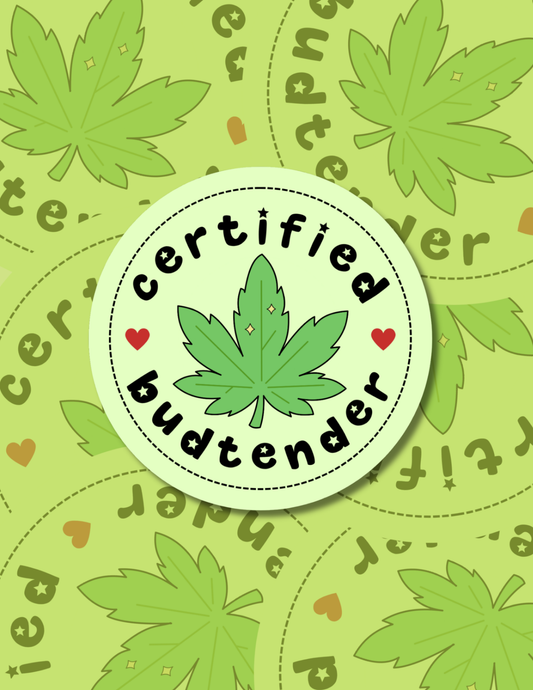 Certified Budtender Sticker