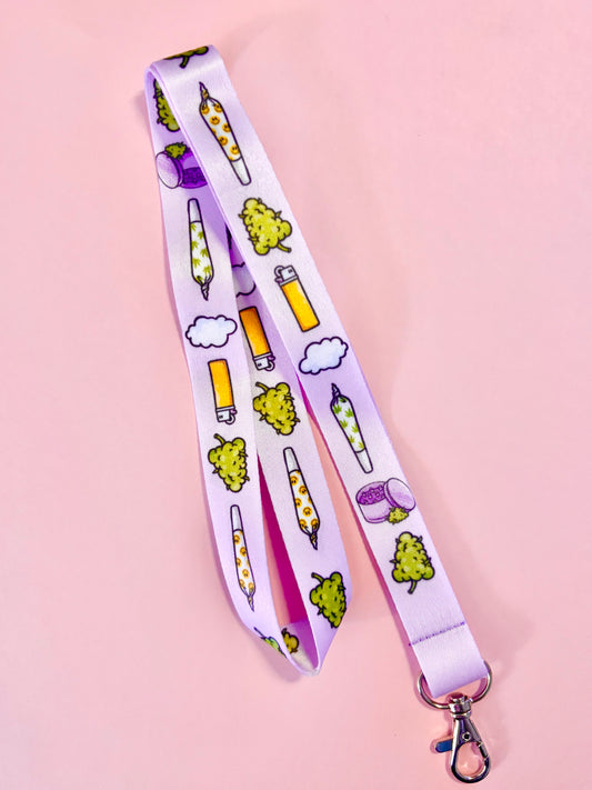 Smoke With Me Lanyard