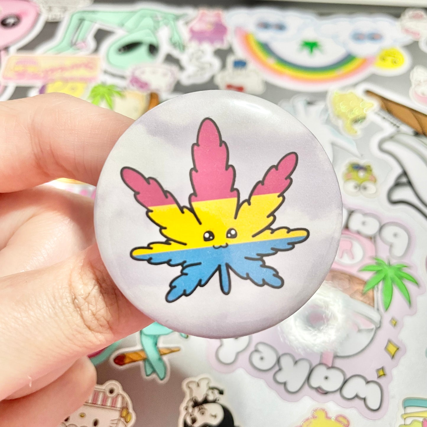 Pan Pride Button 1.75”