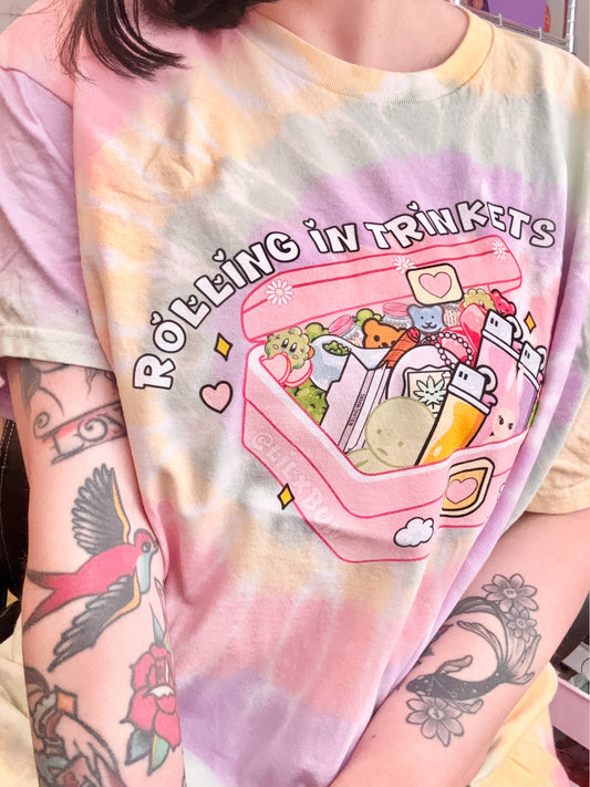 Collecting Trinkets Pastel Tie-Dye Tee