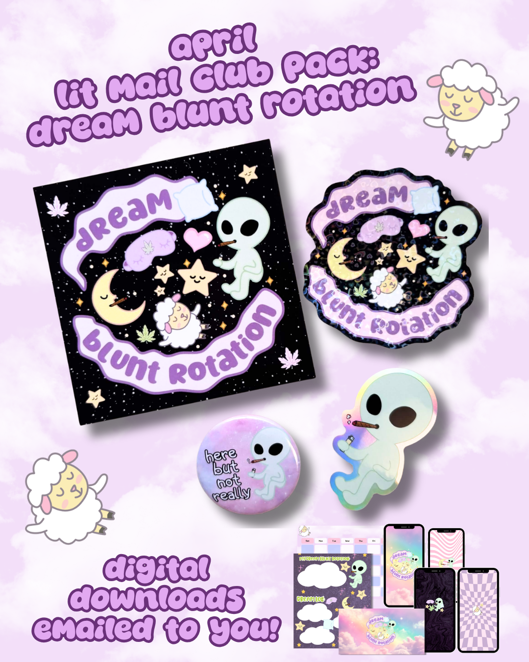 Lit Mail Club - April Pack