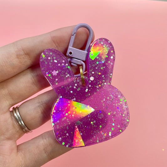Lavender OG holographic Resin Keychain