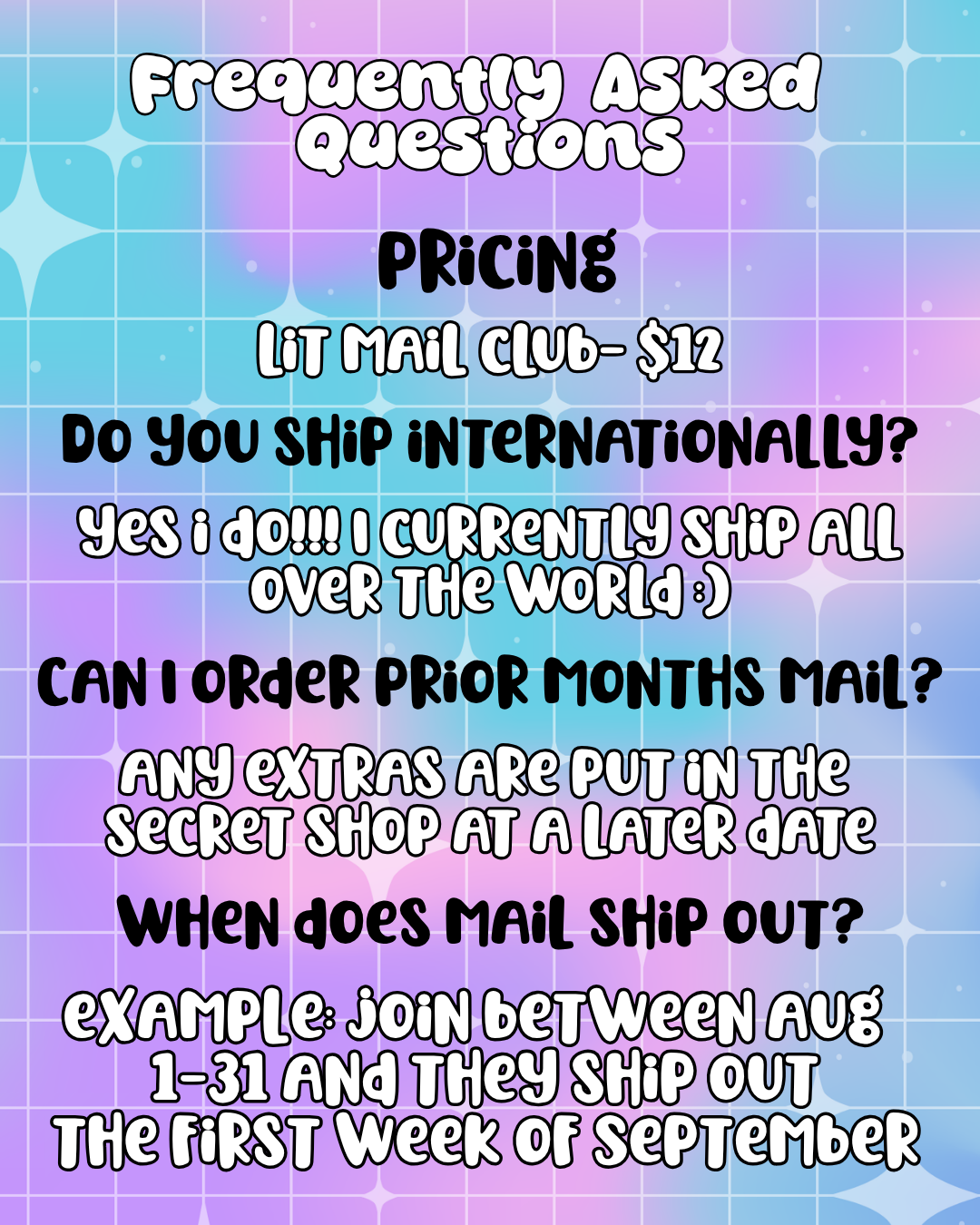 Lit Mail Club Membership