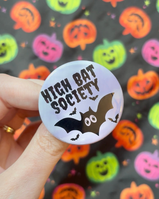 High Bat Society 1.75" button