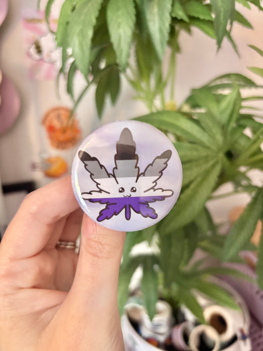 Asexual Pride Button 1.75”