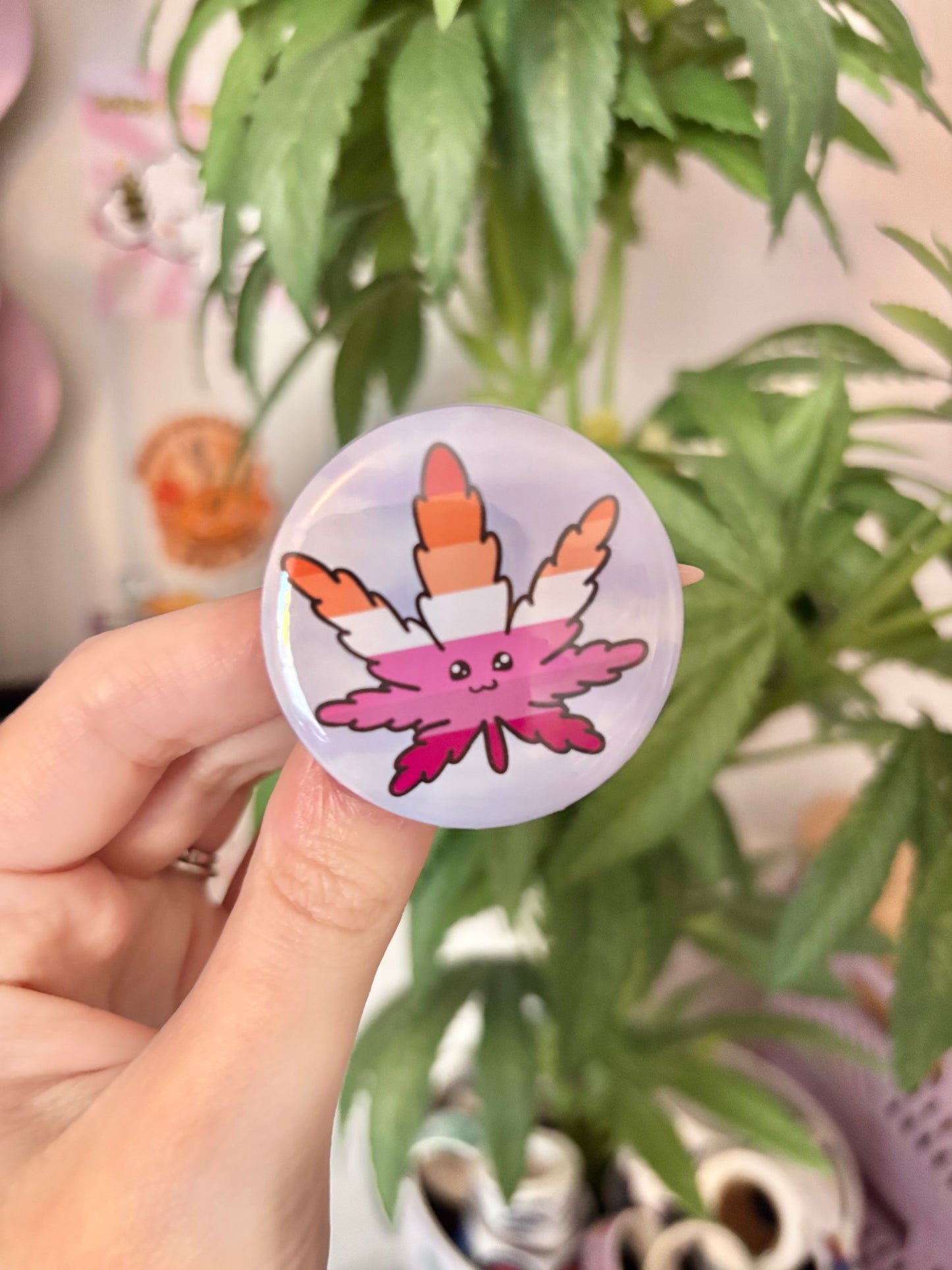 Lesbian Pride Button 1.75”