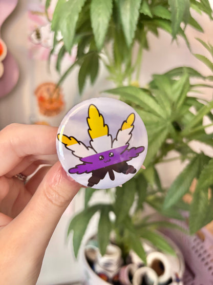 Non-Binary Pride Button 1.75”
