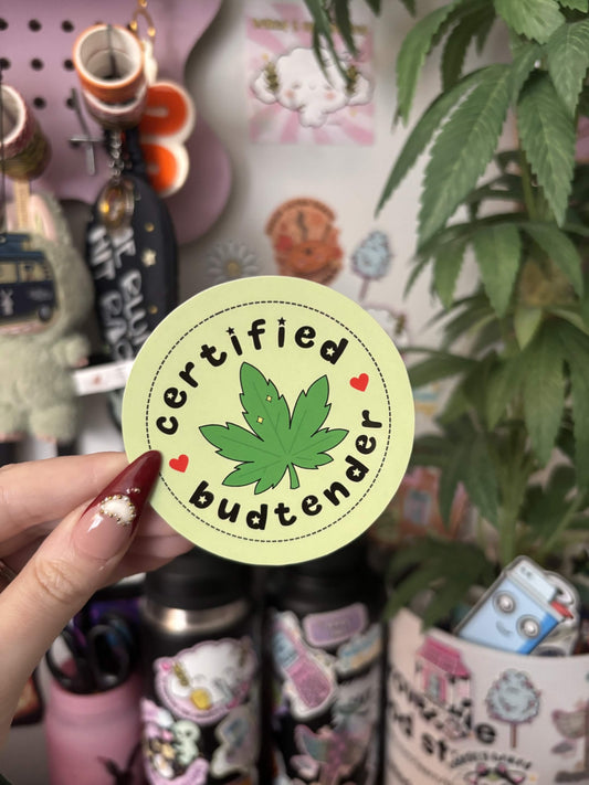 Certified Budtender Sticker