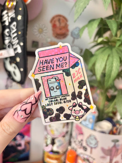 Milk Carton Exclusive Sticker