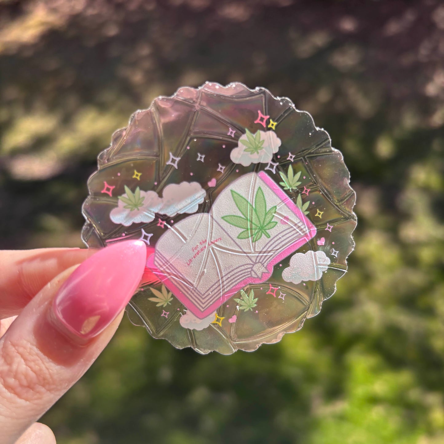 Suncatcher Reading Patreon Exclusive Sticker