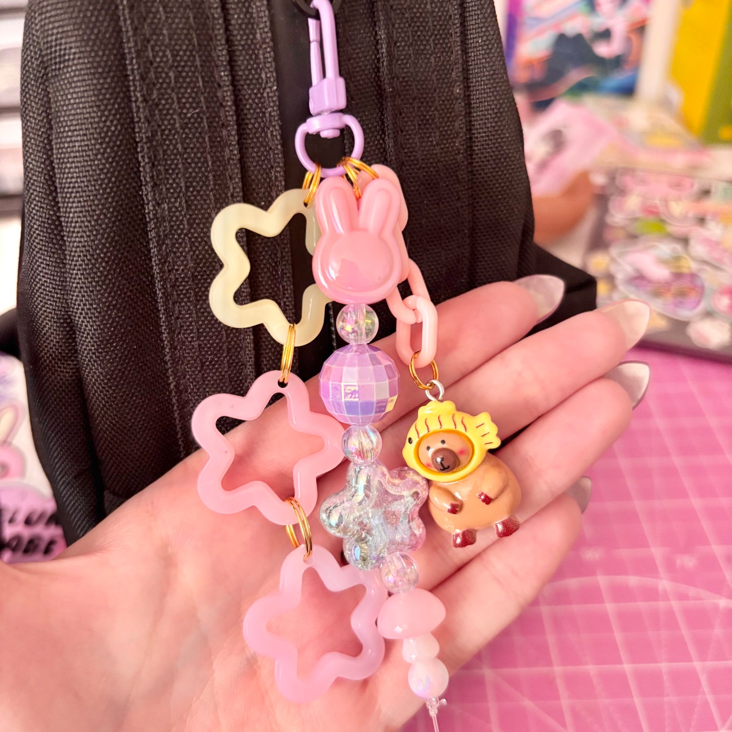 Sunflower Glow Keychain