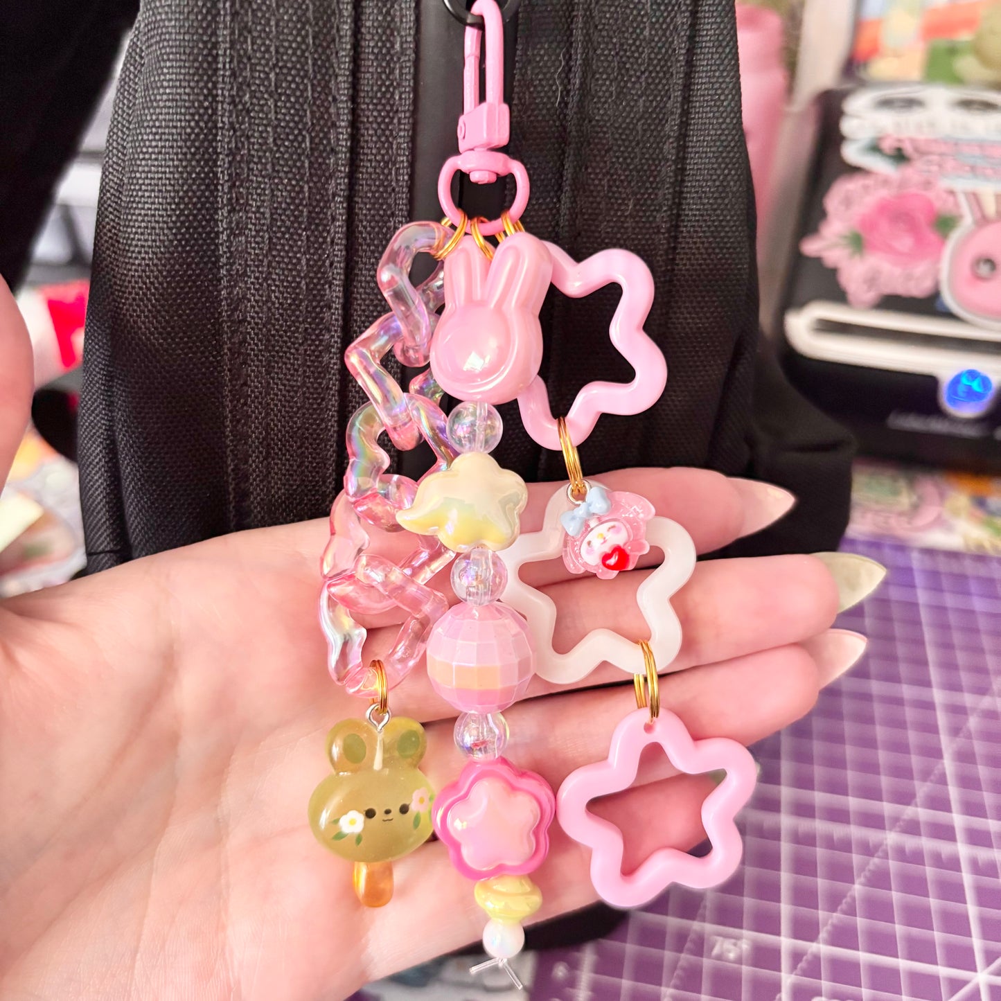 Sweet Leaf Whirl Keychain