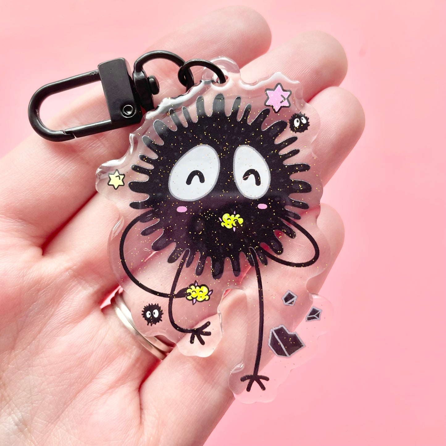 Stoney Soot V3 2.5" Acrylic Glitter Keychain