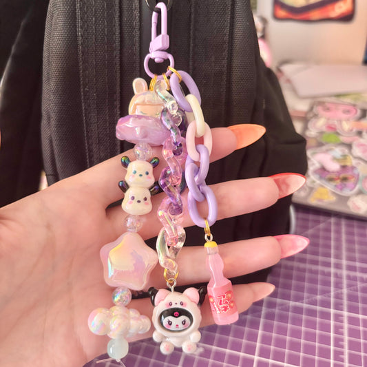 Lavender Night Keychain