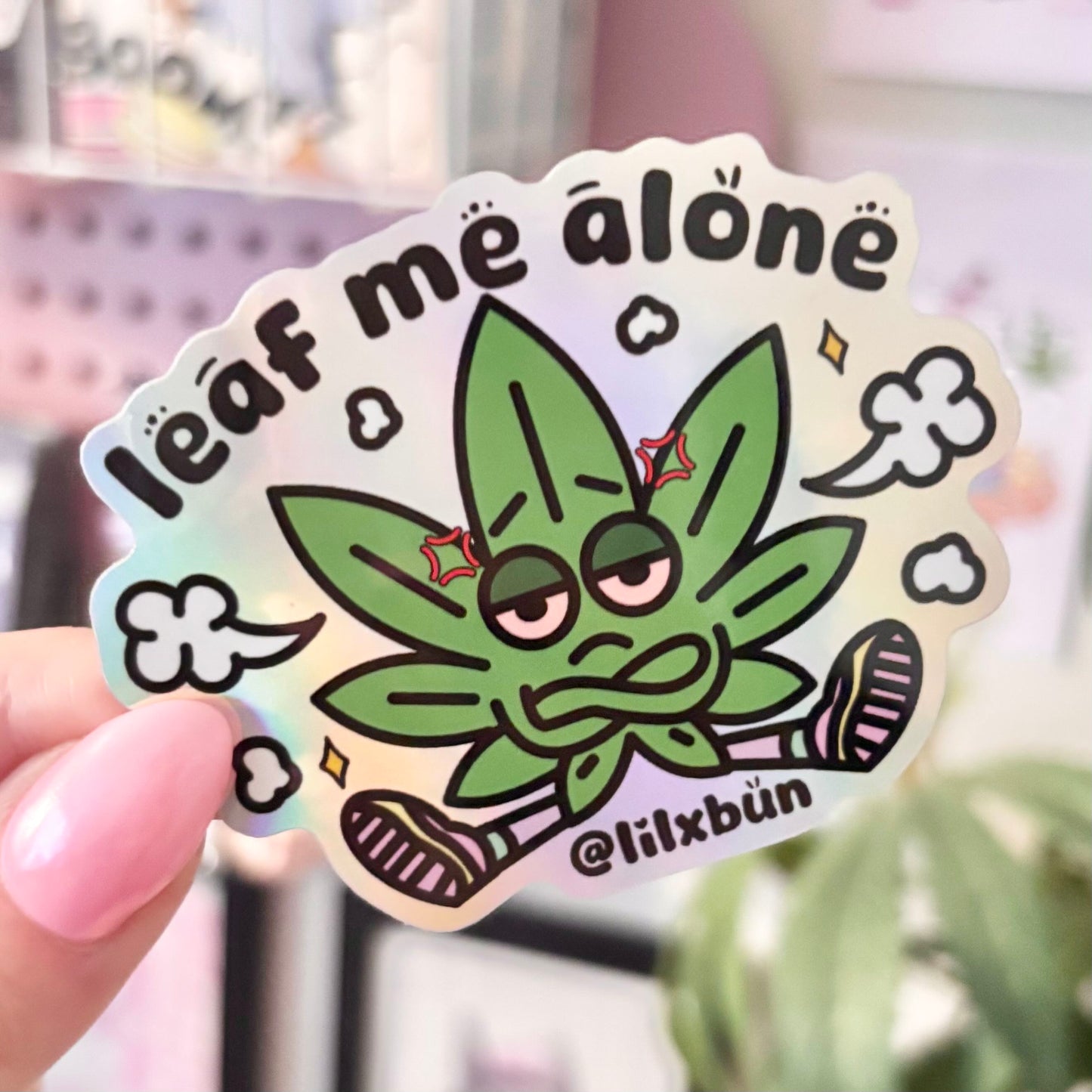 Leaf Me Alone Patreon Exclusive Sticker