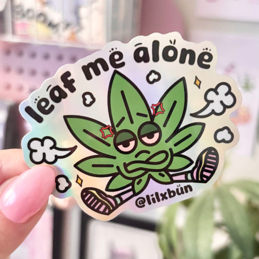 Leaf Me Alone Patreon Exclusive Sticker