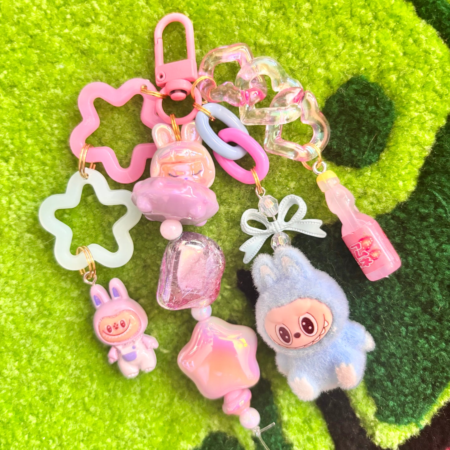 Cotton Candy Bananza Keychain