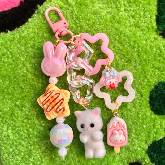 Strawberry Milk Keychain