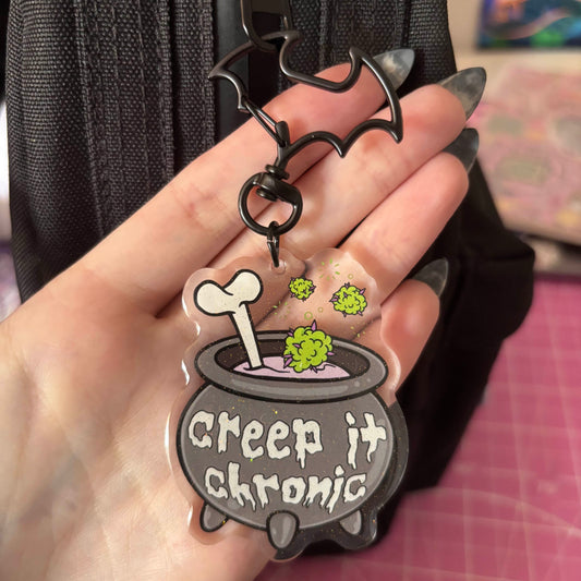 Creep it Chronic Acrylic Keychain